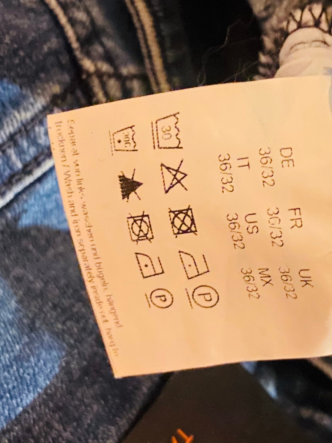 Original Boss Jeans Blue tapered silhouette for Men - 36/32