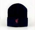 Liverpool FC Black Beanie Hat – One Size – Unisex Winter Knit Cap